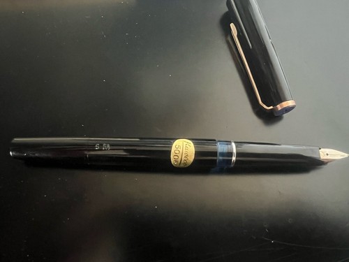 🔴 KAWECO Fountain Pen 500F Black PISTON Vintage Ink WRITE - Picture 4 of 14