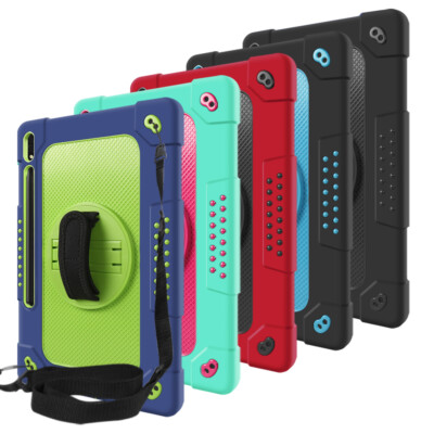 For Samsung Galaxy Tab S7 Plus/S8 Plus/S7/S8 With Stand Shockproof Rugged Case