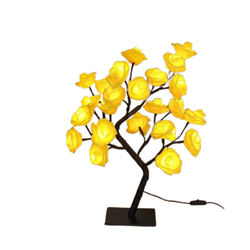 Creative Rose Tree Lights Elegant Artificial Flower Night Light Party Supplies - Picture 19 of 25