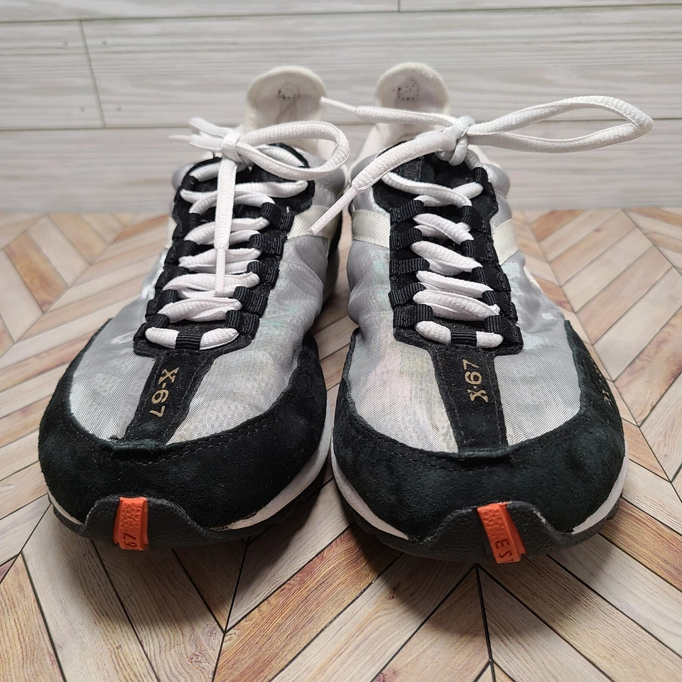 Vintage Polo Sport X-67 Women's White Black Sneakers Shoes Size 8.5 - Image 3 of 4