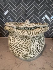 Vintage 1976 Cabbage Soup Tureen With Lid Green Cabbage Bowl