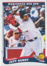 2021 Worcester Red Sox Jett Bandy RC Rookie Boston
