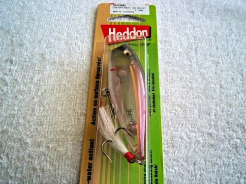Heddon Pop N' Image 3" & 5/8 OZ Top Water Lure in The Color Bay Anchovy