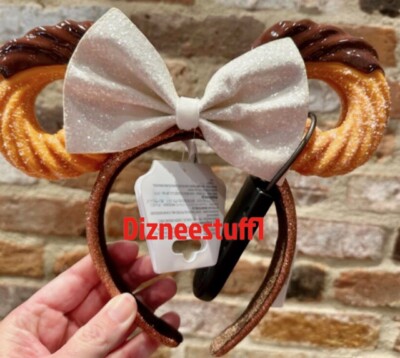 2023 Disney Parks Churro Chocolate Snacks Minnie Mickey Ear  display picture 1