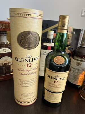The Glenlivet 12 Years pure Single Malt Whisky - ungeöffnete 1l Flasche