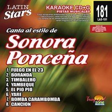 Karaoke Latin Stars 181 La Sonora Ponce a Vol.1