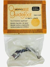 Vintage Overcast HIGH SHANK Guide Foot For Zigzag Sewing Machines New