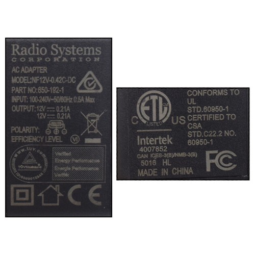 12V AC Adapter for SportDOG NoBark SBC-10R (Rechargeable Bark Collar) Charger - Picture 2 of 3