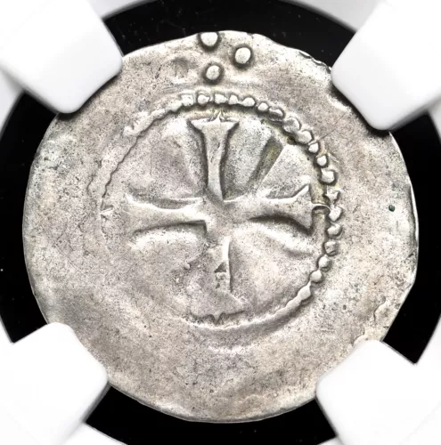 FRANCE, Auxerre. Anonymous, 1100-1300. Silver Denier, NGC VF30