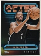 Mikal Bridges 2023-24 Topps Midnight After Hours #AT-9