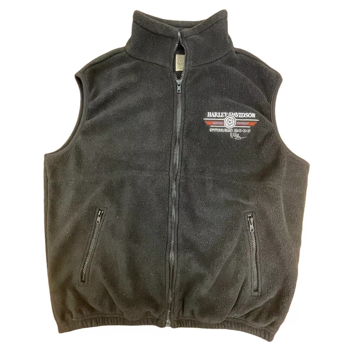 Harley Davidson Mens Vest Fleece Medium USA Sturgis Willie G