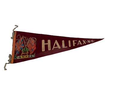  Halifax Kanada USA Vintage University High School Varsity Athletic Wimpel  