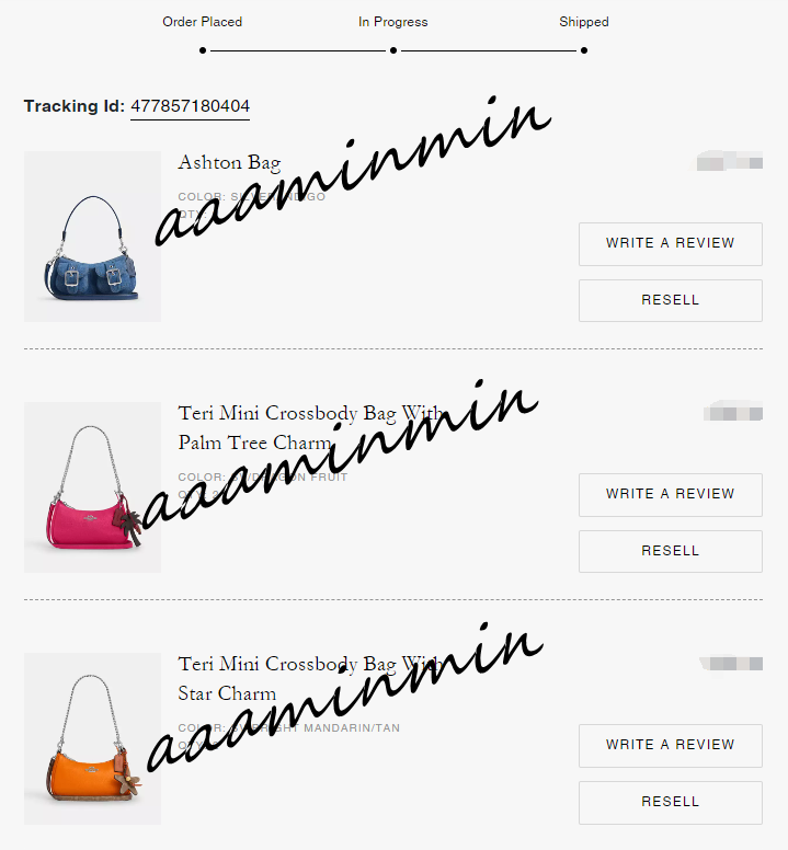 NWT Coach Ashton Bag In Signature Denim CAK44 Denim/Silver/Indigo