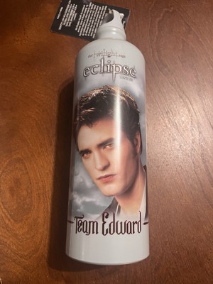 Rare Twilight Eclipse Team Edward Grey Aluminum 10.5''  Water Bottle New