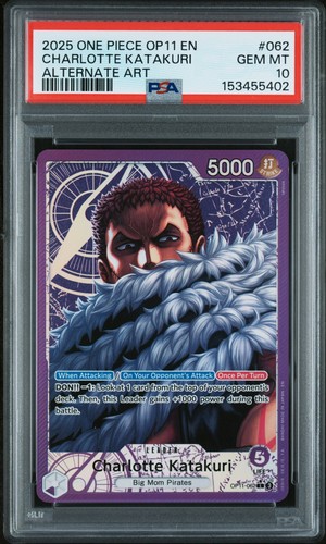 Charlotte Katakuri OP11-062 Alternate Art Leader - A Fist of Divine Speed