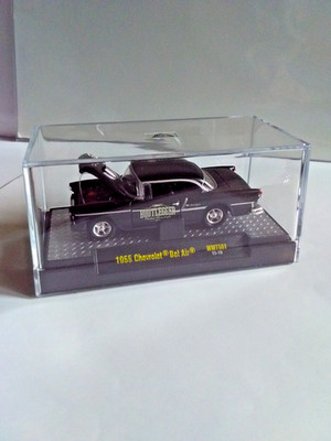*FREE SHIP* M2 MACHINES 1955 CHEVY BEL AIR BLACK BOOTLEGGER LUNATI WMTS01 WALMRT