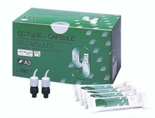 GC 000167 Fuji IX GP Packable Posterior Restorative Capsules Regular Set A3 50Pk