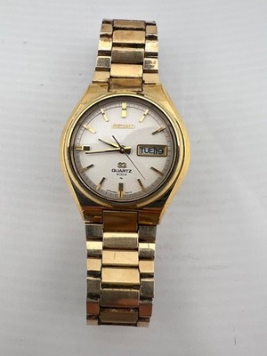Vintage Seiko 4633-8019 Quartz 4004 Day/Date Watch, New Battery