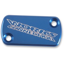 Works Connection 21-000 Anodized Billet Aluminum Front Brake Reservoir Cover - B