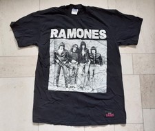 Ramones 1 2 3 4 wstążki zdjęcie czarny t-shirt. punk.  Medium