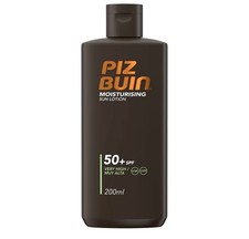 Piz Buin Moisturising Sun Lotion SPF 50+ High Protection 200ml - Brand New 54.00 per litre