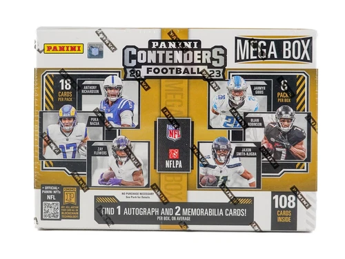 2023 PANINI CONTENDERS FOOTBALL MEGA BOX (TEAL PARALLELS)