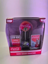 VINTAGE 2003 COCA COLA TOWN SQUARE 2 SIDEWALK SIGNS & LOLLYPOP SIGN C-128