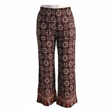 MINKPINK | Red Women's Tiki Palazzo Pants, Size Small