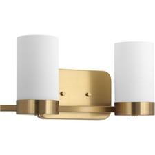 Progress Lighting P300021 Bronze Elevate 2-Light 15"W Bathroom Vanity Light