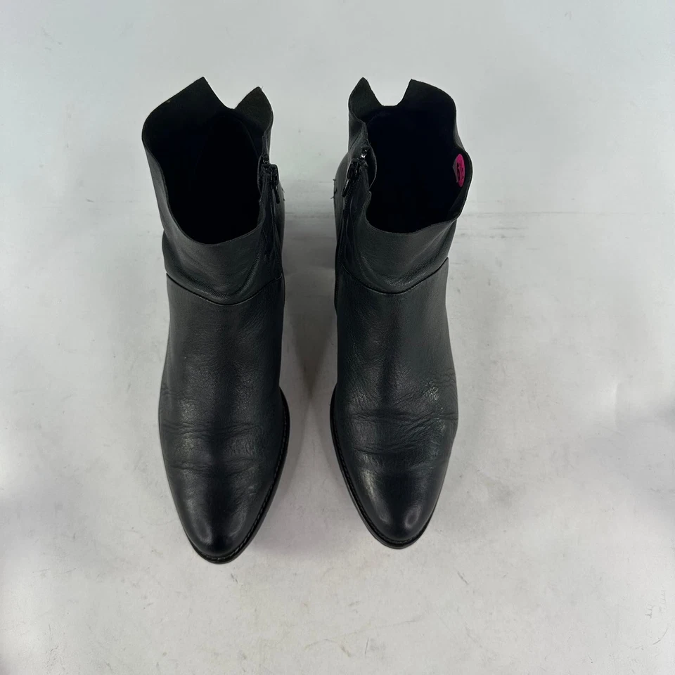 Paul Green Nelly Black Leather Ankle Booties Size 9 Womens Austria Chelsea Boot - Image 4 of 4