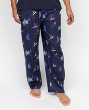 Cyberjammies Man Alpes Ski Print Pyjama Bottoms 3096