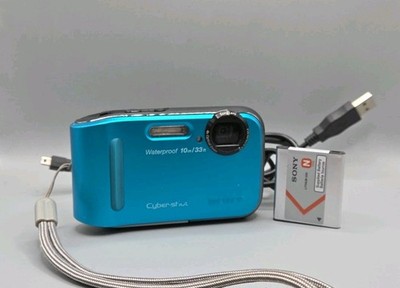 Sony  Cybershot DSC-TF1 Waterproof Digital Adventure Camera, Blue.