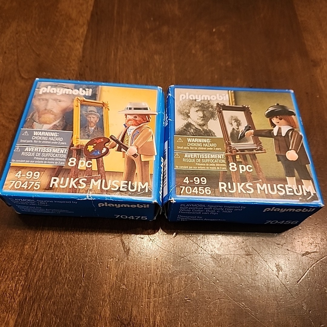 Playmobil 70475 VAN GOGH + 70456 REMBRANDT RIJKS MUSEUM EXCLUSIVE