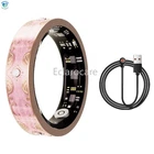 V10 Smart Ring Enamel Design Heart Rate Blood Oxygen Activity Sleep Monitoring