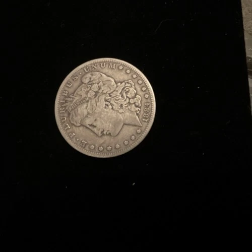 1884 Morgan Silver Dollar Coin $1 US Circulated 0.9 Fineness Silver Uncertified