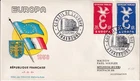 Stamps France MiNo 1210 - 1211 FDC First Day Cover 1958 Europe