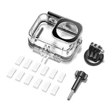 IP68 Waterproof Case for DJI Osmo Action 6 Diving Housing Tempered Glass Lens