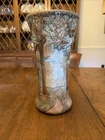 Antique WELLER Woodcraft Art Pottery Woodland Forest 11” Large Vase Rare Size