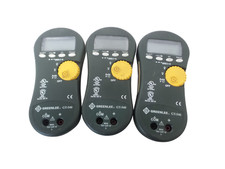 Lot of 3 Greenlee GT-220 GT-540 Electrical Testers Kit
