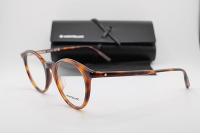 NEW MONT BLANC MB 0009O 006 HAVANA AUTHENTIC W/CASE EYEGLASSES 50-22