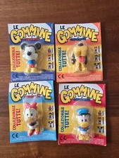 Le Gommine di Topolino - Set Completo 4 Personaggi ancora sigillati