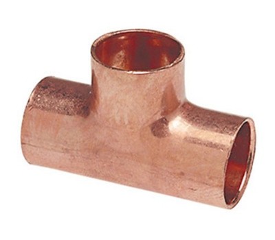NIBCO 611RR-CB Reducing Tee 4'' x 2'' Copper Potable Water Oxygen Service