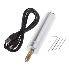 Micro Mini Electric Hand Drill Aluminum Portable Handheld Drill USB Power Supply