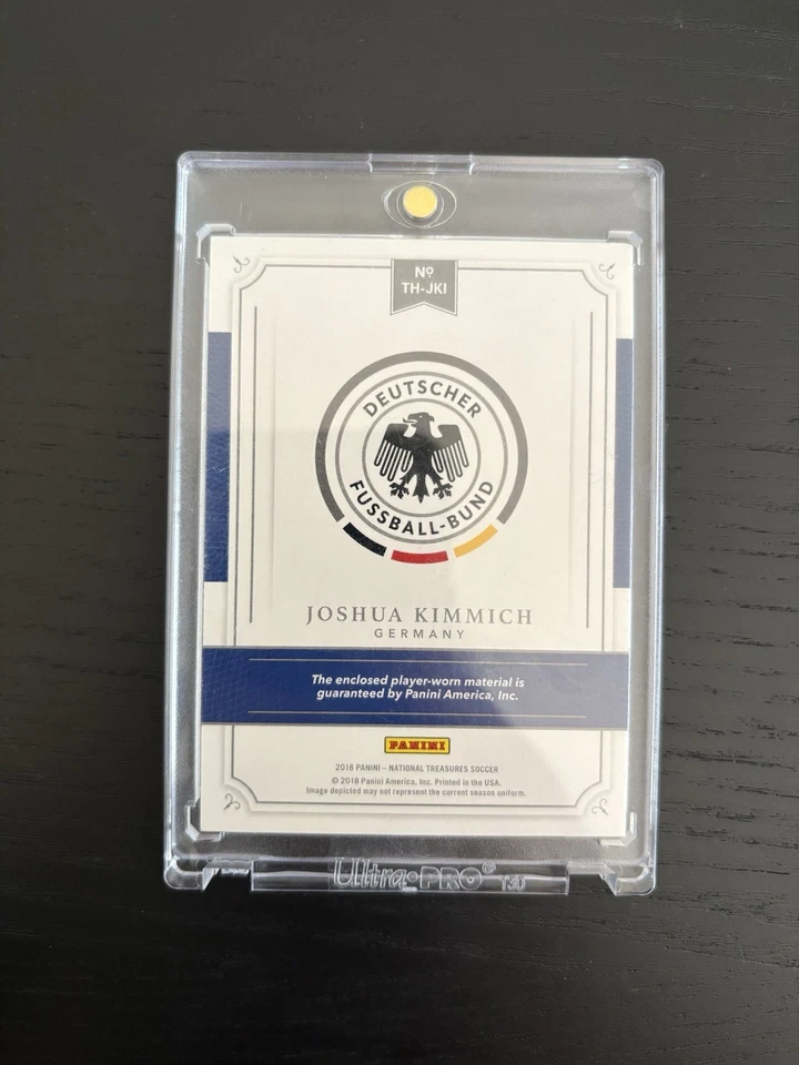 Joshua Kimmich 2017-18 Panini National Treasures Treasured Threads 71/99 #TH-JKI - Image 2 of 4