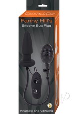 Fanny Hills Silicone Inflatable and Vibrating Butt Plug with Wired Remote