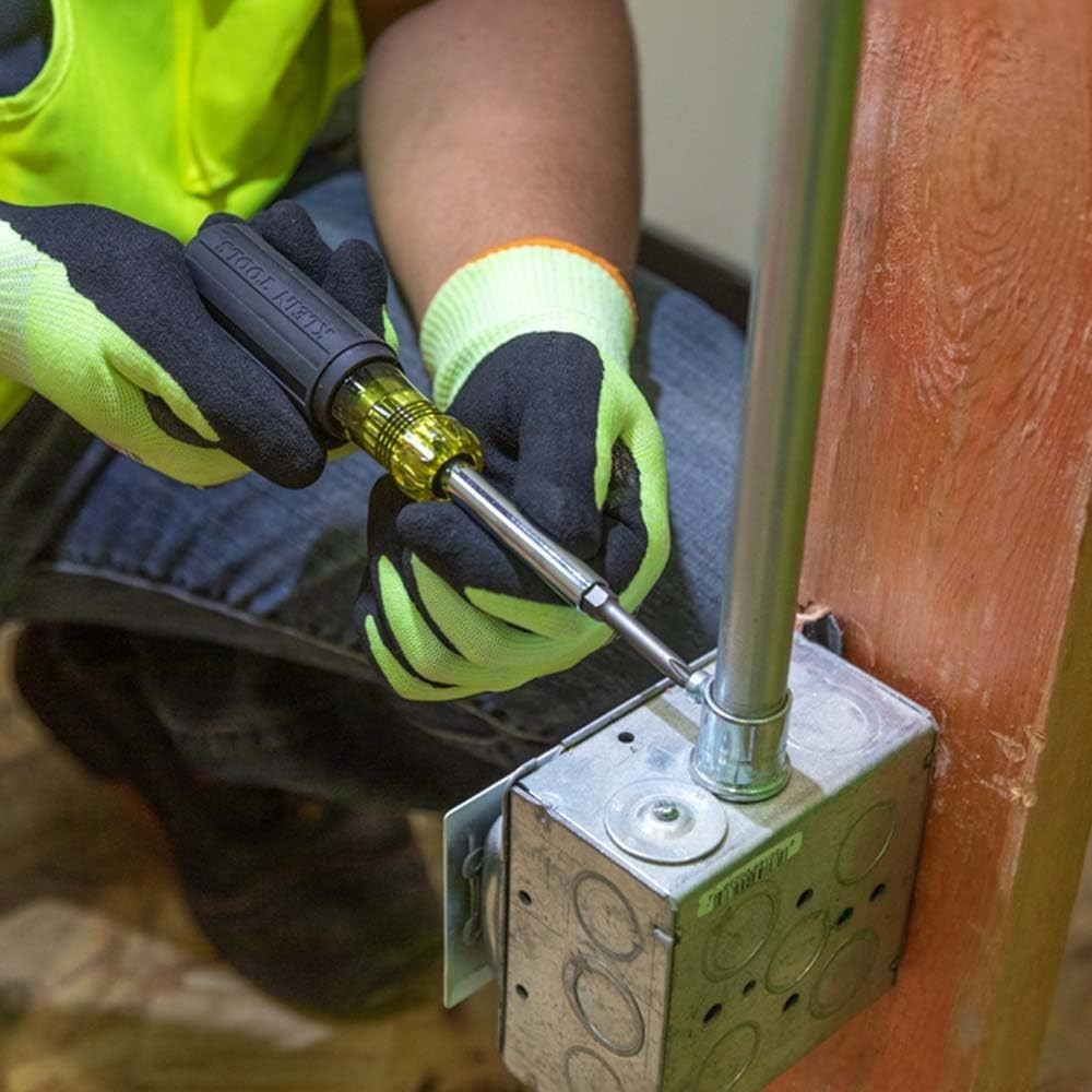 Multi-bit Screwdriver Nut Driver Set Extended  6-in-1 Home Improvement