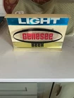 VINTAGE ALL PLASTIC GENESEE LIGHT BEER SIGN