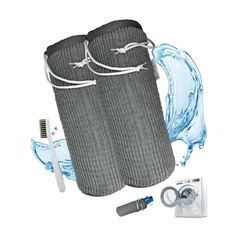 Shoe Washing Machine Bag with Durable Drawstring & Cleaning Brush Reusable La...