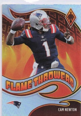 Cam Newton 2021 Panini Phoenix #FT-3 Flame Throwers