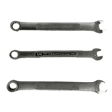 Craftsman A-ae A-af Series 3pc Sae 12-pt Combination Wrench Set 14 7mm Craftsman A-ae A-af Series 3pc Sae 12-pt Combination Wrench Set 14 7mm